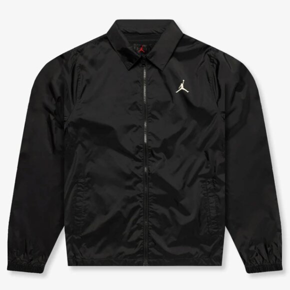 Jordan Flight MVP Men's Full-Zip Woven Jacket Black Large - Picture 2 of 8